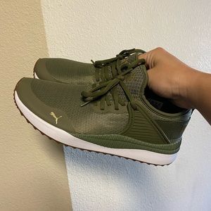 Army Green Puma Sneakers